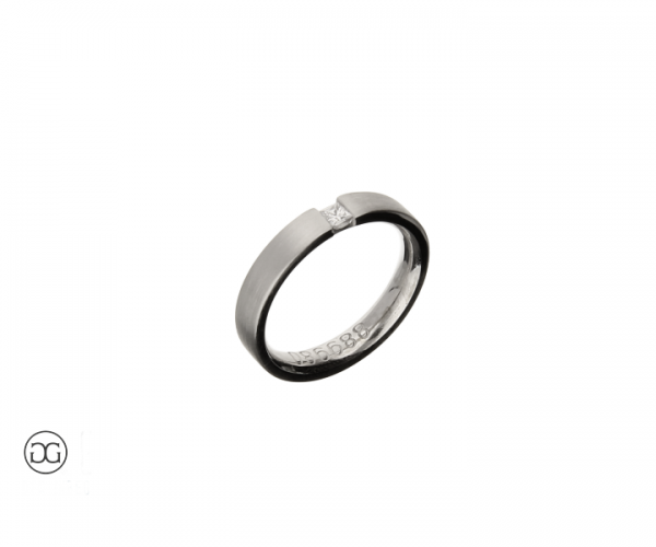 Bandring Diamant Princess-Schliff 0,10ct