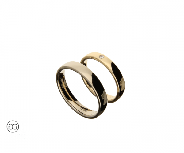 Trauringe Weißgold Rosegold