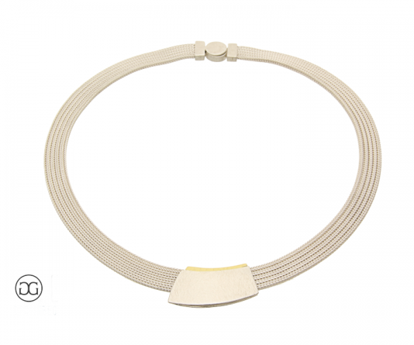 Collier Silber Bicolor
