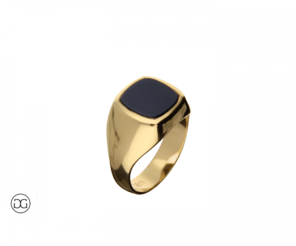 Siegelring Köln Gelbgold 750 Achat