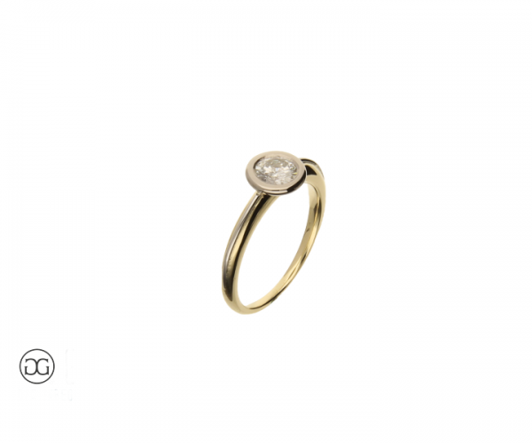 Damenring Solitär Brillant