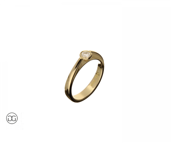 Verlobungsring Leipzig Gelbgold 750