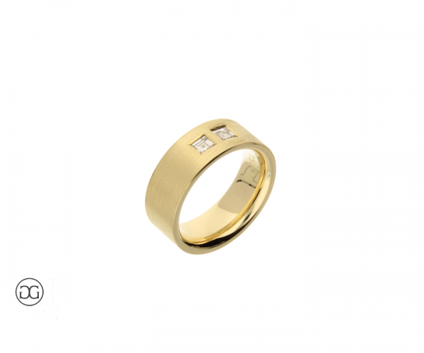 Damenring Diamanten Carré-Schliff 0,36ct