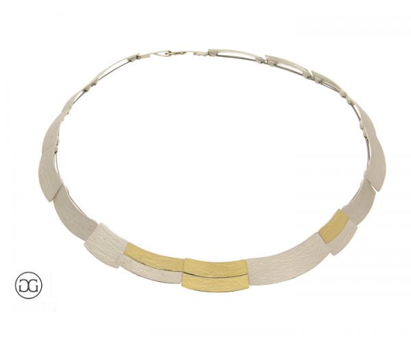 Collier Silber Bicolor