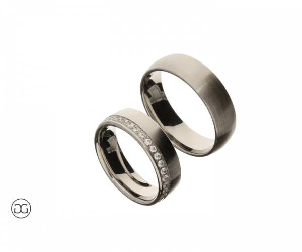 Trauringe Weißgold 585