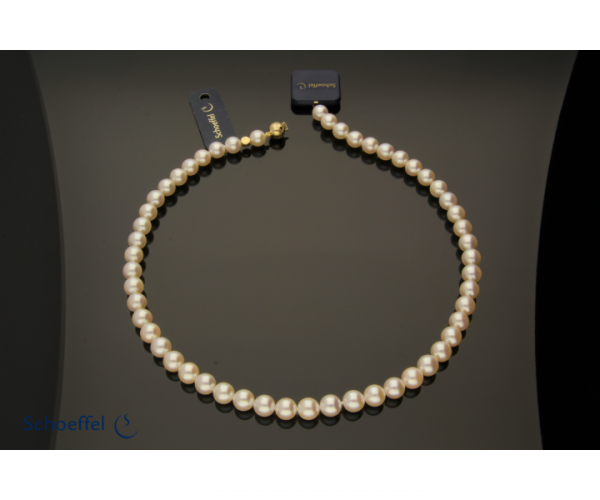 Akoya-Zuchtperlen Collier 8,0-8,5 mm