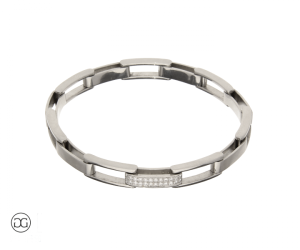 Platinarmband Brillanten 0,21ct