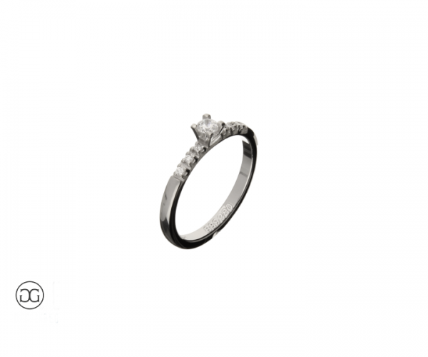 Brillantring Braunschweig Brillant 0,18ct