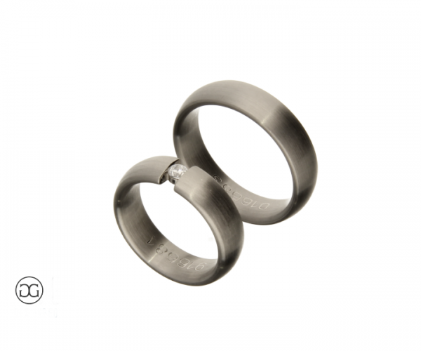 Trauringe Weißgold 585