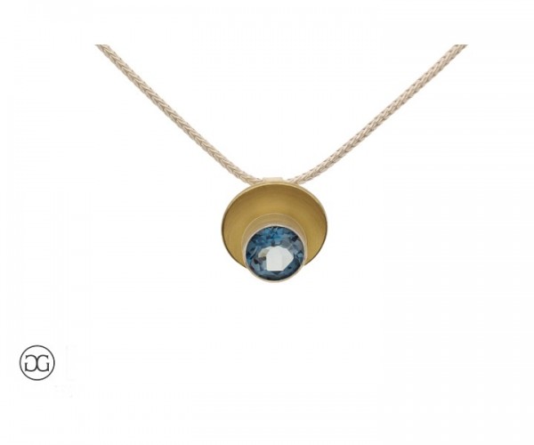 Collier Silber Bicolor Topas