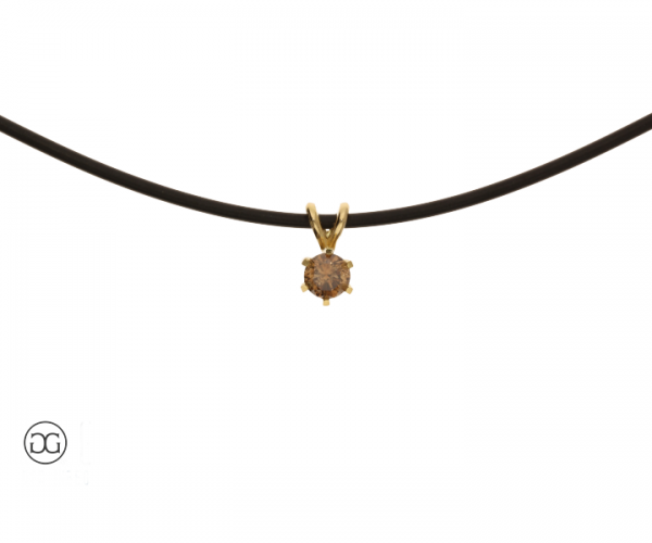 Brillantanhänger fancy Diamant 0,45ct