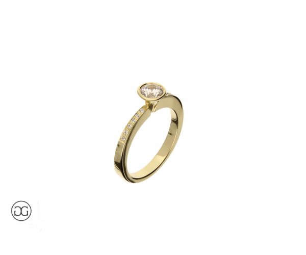 Brillantring Düsseldorf Brillanten 0,51ct