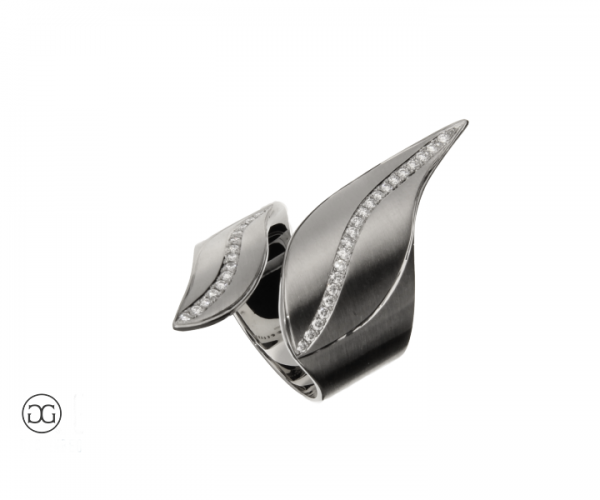 Diamantring Platin 950 Brillanten 0,35ct