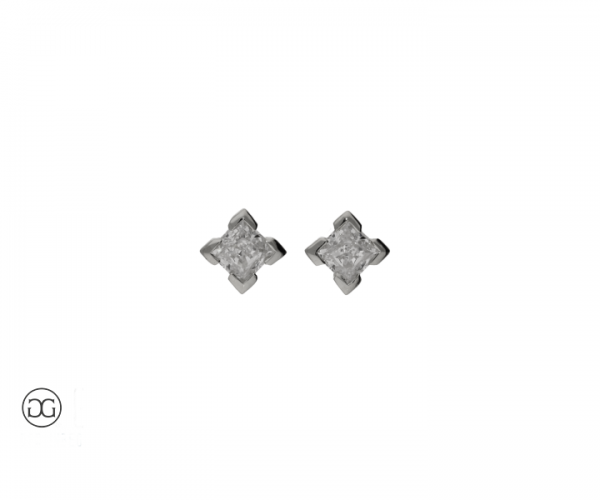 Ohrstecker Princess-Schliff 0,30ct