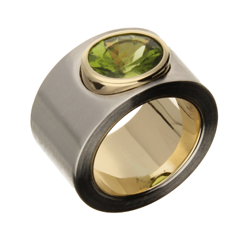 Peridot_Ring-Peridot-4-4ct-Gelbgold-Edelstahl